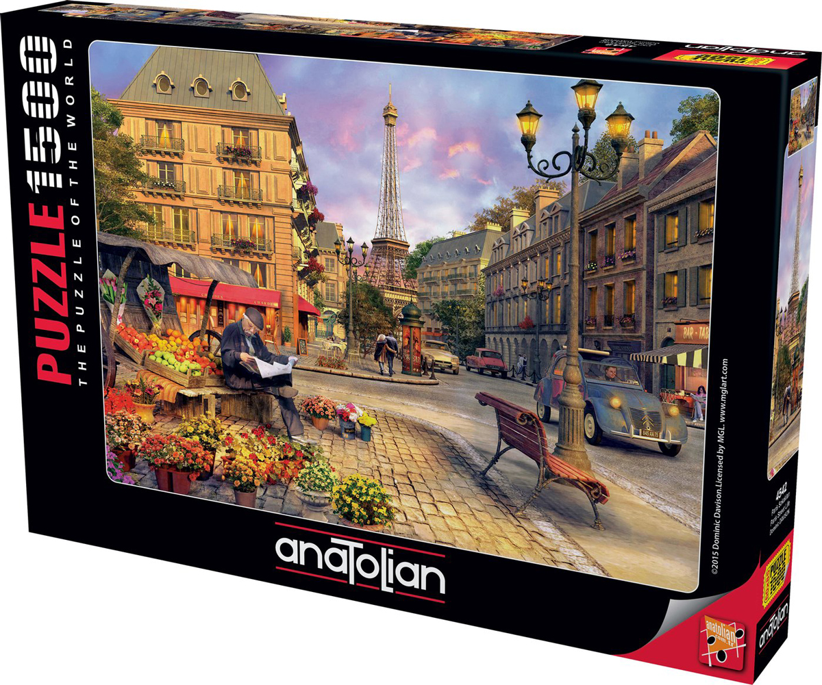 Paris Street Life, 1500 Pieces, Anatolian | Serious Puzzles