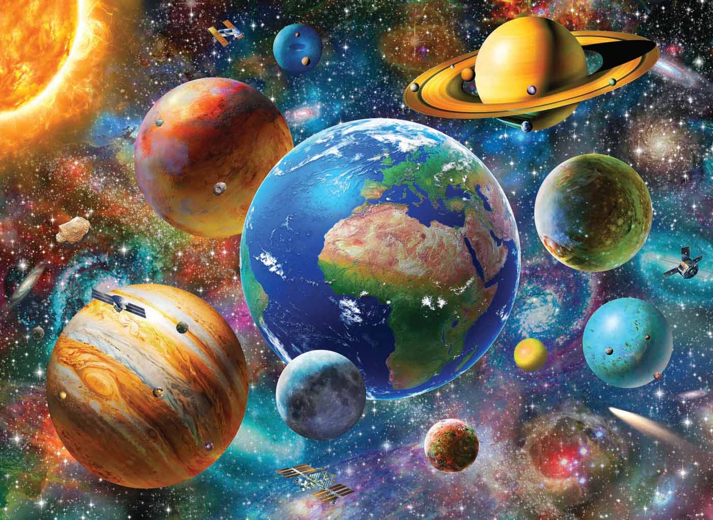The Solar System Space Jigsaw Puzzle