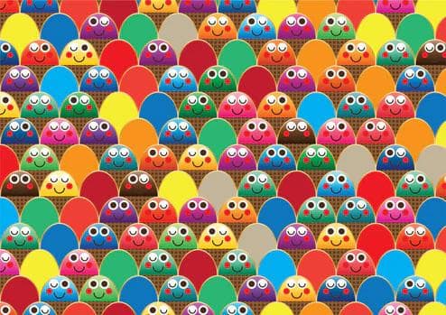 Funny Ice Creams Collage