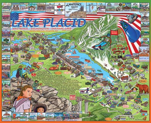 Lake Placid, NY Maps & Geography