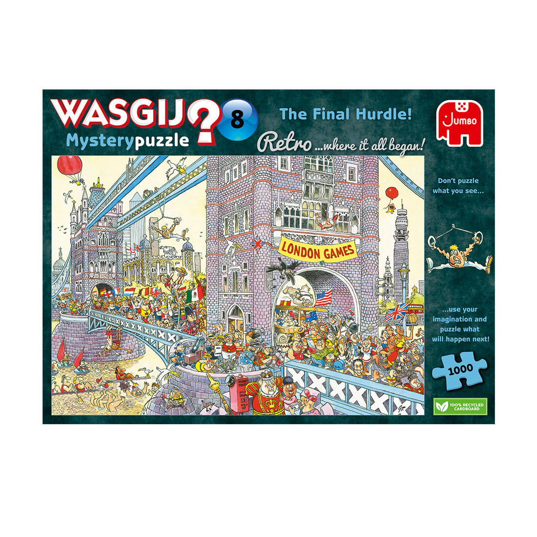 Wasgij Retro Mystery 8: The Final Hurdle - Scratch and Dent Nostalgic & Retro