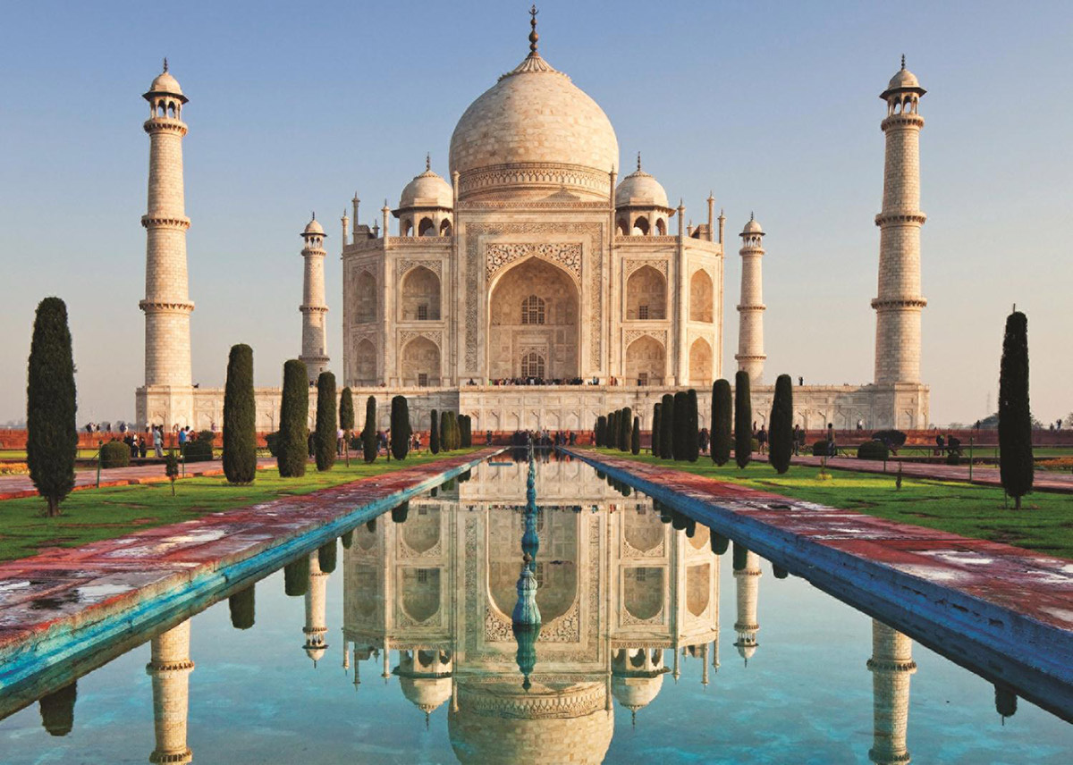Taj Mahal, India Landmarks & Monuments Jigsaw Puzzle