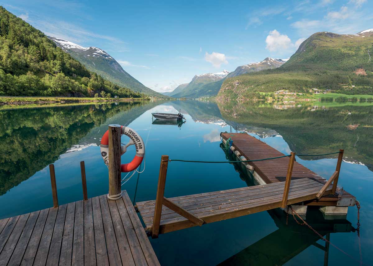 Styrn, Norway Boat Jigsaw Puzzle