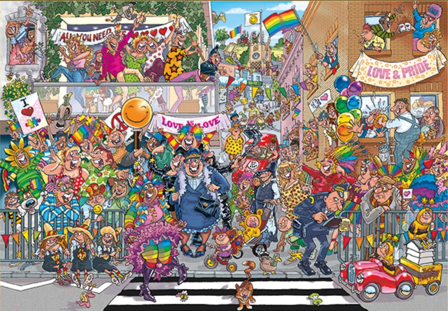 Wasgij Original 34: A Piece of Pride Humor