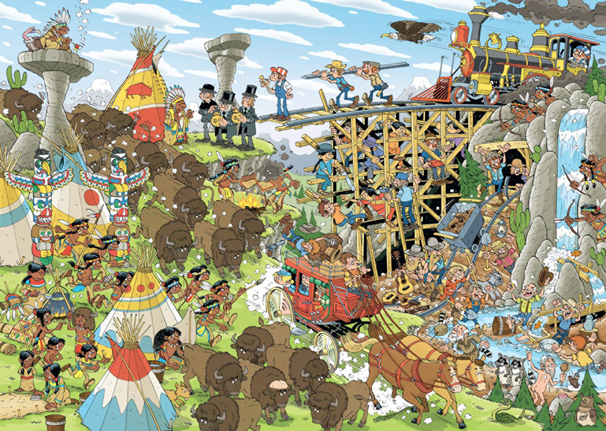 The Wild West (Pieces of History) Forest Animal Jigsaw Puzzle