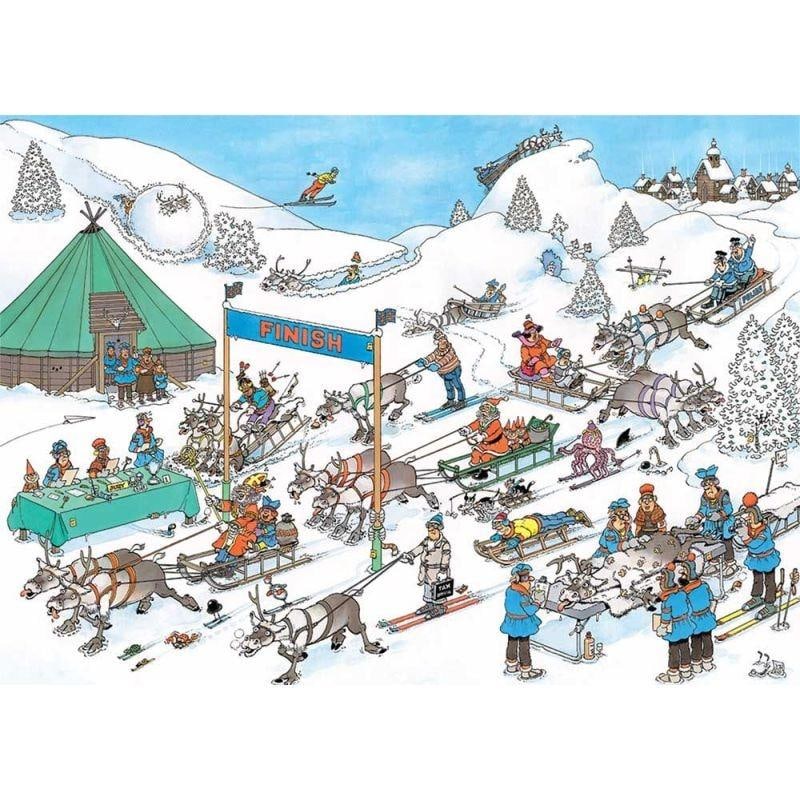 Reindeer Races - Jan van Haasteren Christmas