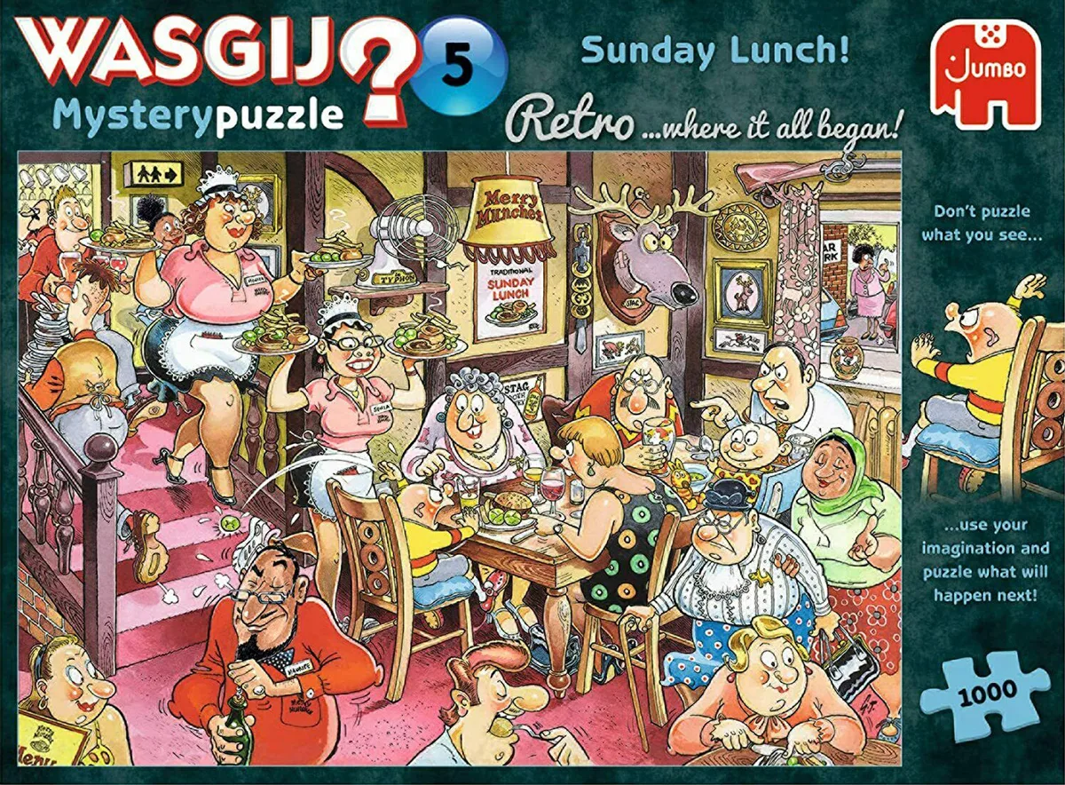 Wasgij Retro Mystery 5: Sunday Lunch - Scratch and Dent