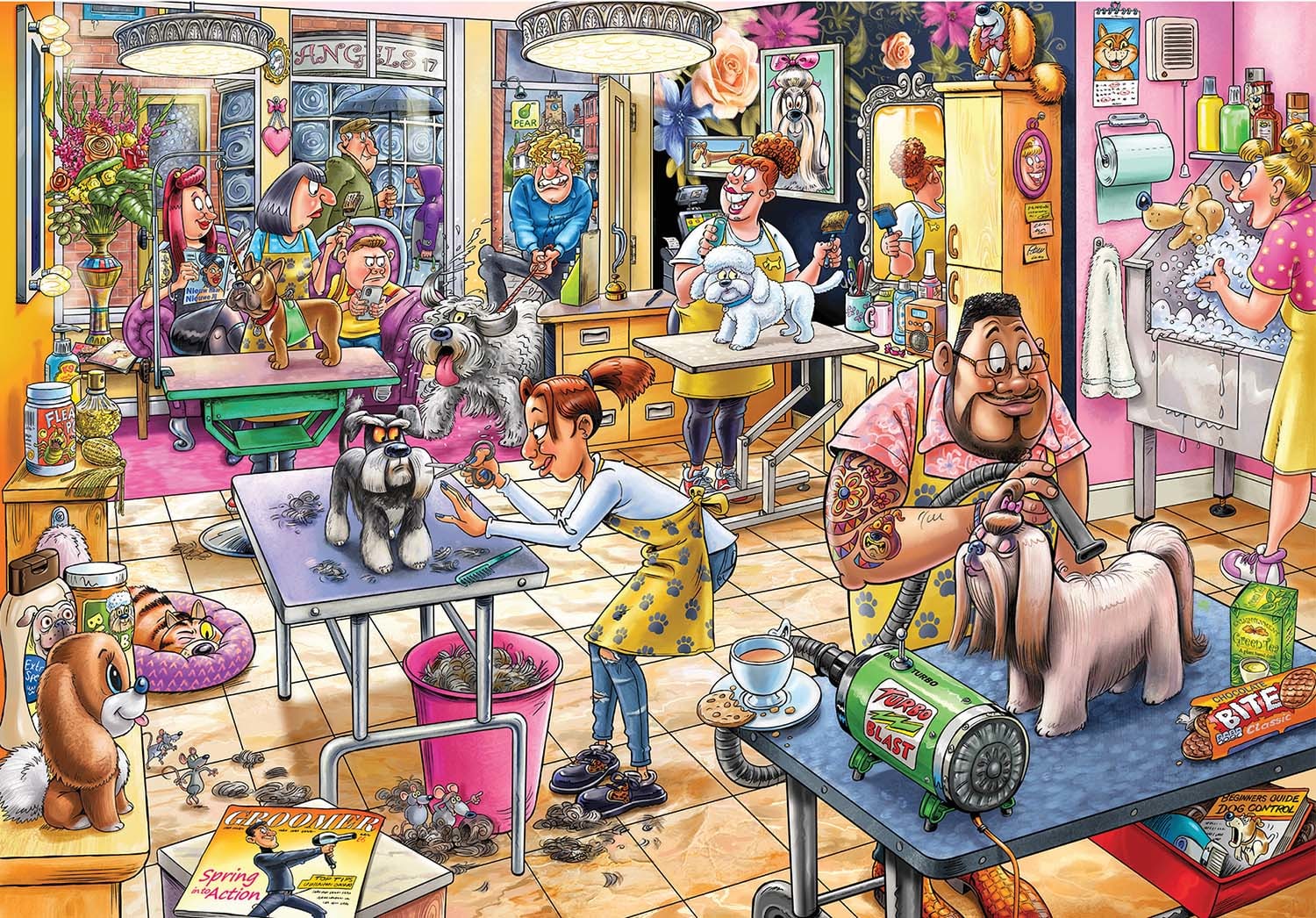 Wasgij Mystery 23: Pooch Parlour! - Scratch and Dent Dogs