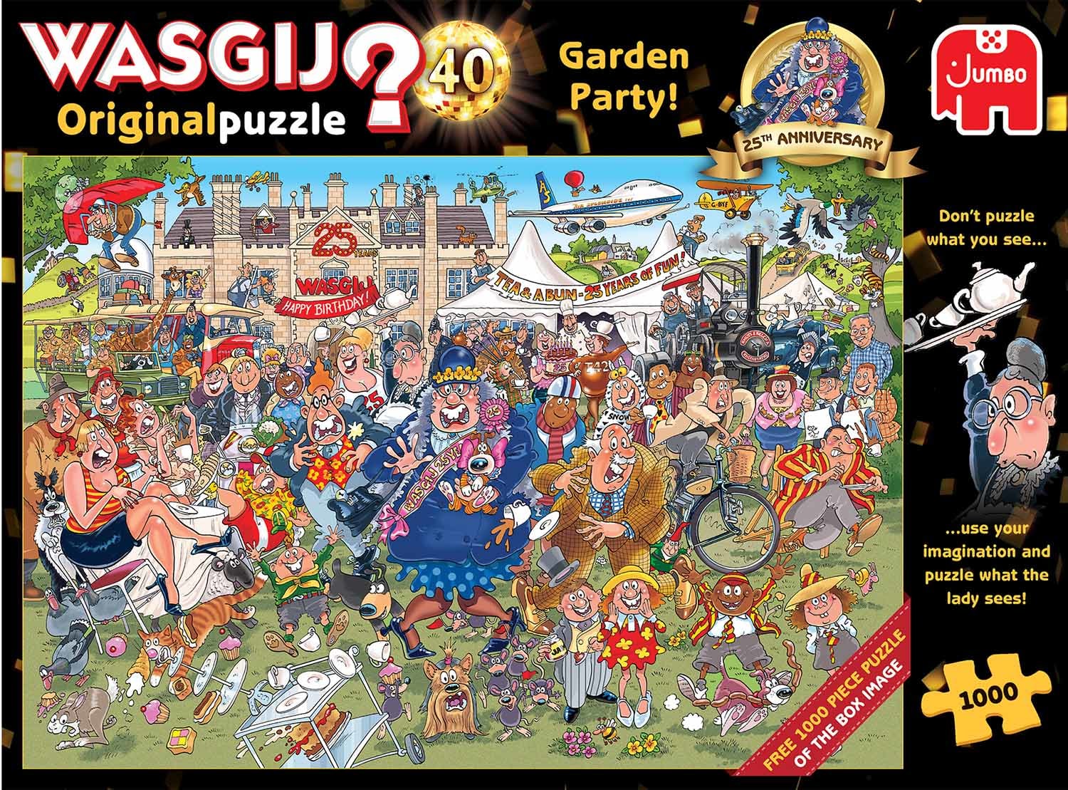 Wasgij Original 40: 25th Anniversary Garden Party! 2 x 1000