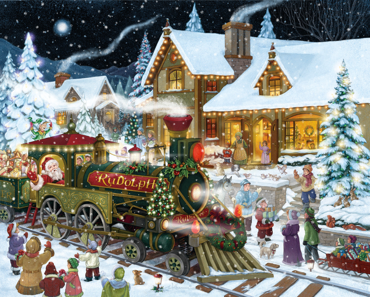 Santa's Express Train Jigsaw Puzzle