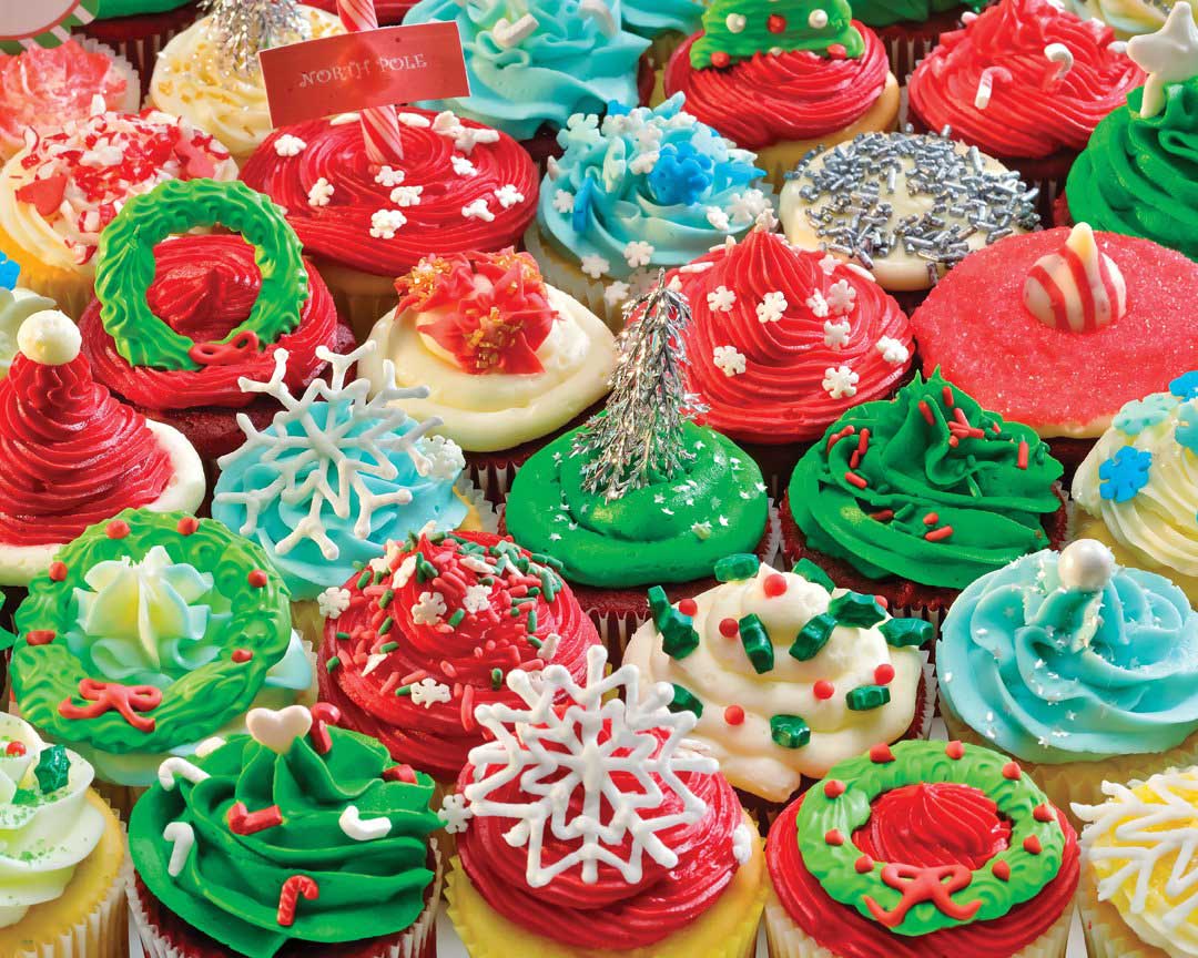 Christmas Cupcakes Christmas Jigsaw Puzzle