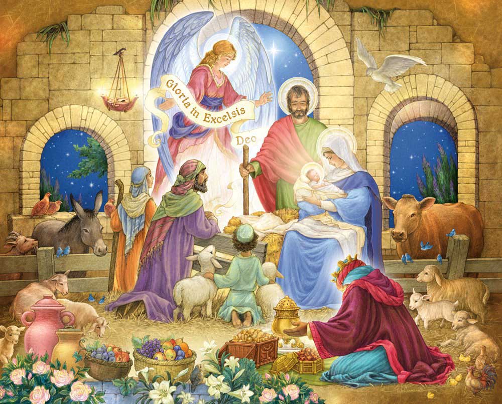 Glorious Nativity Christmas Jigsaw Puzzle
