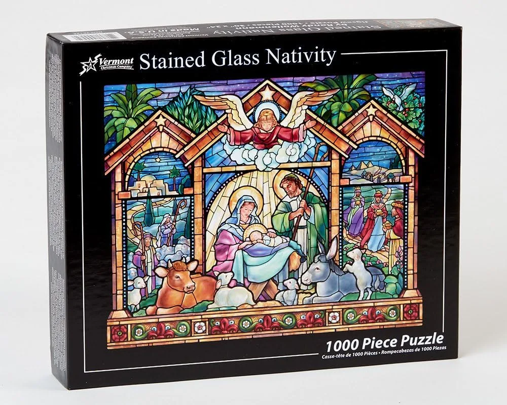 Stained Glass Nativity
