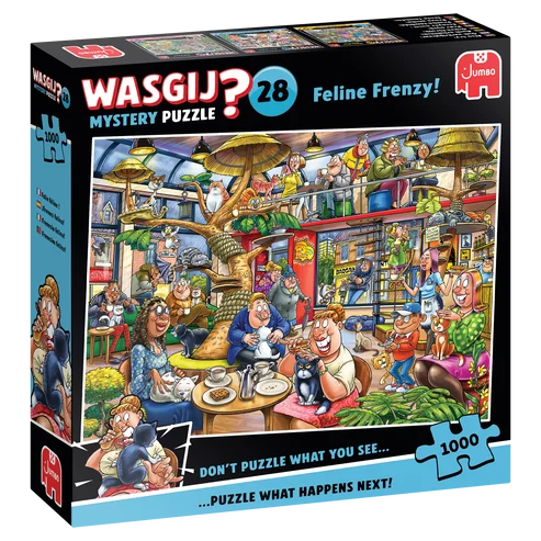 Wasgij Mystery 28: Feline Frenzy! Cartoon