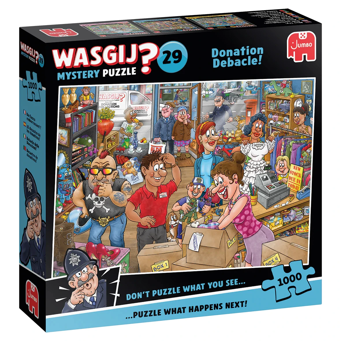 Wasgij Mystery 29: Donation Debacle! Cartoon