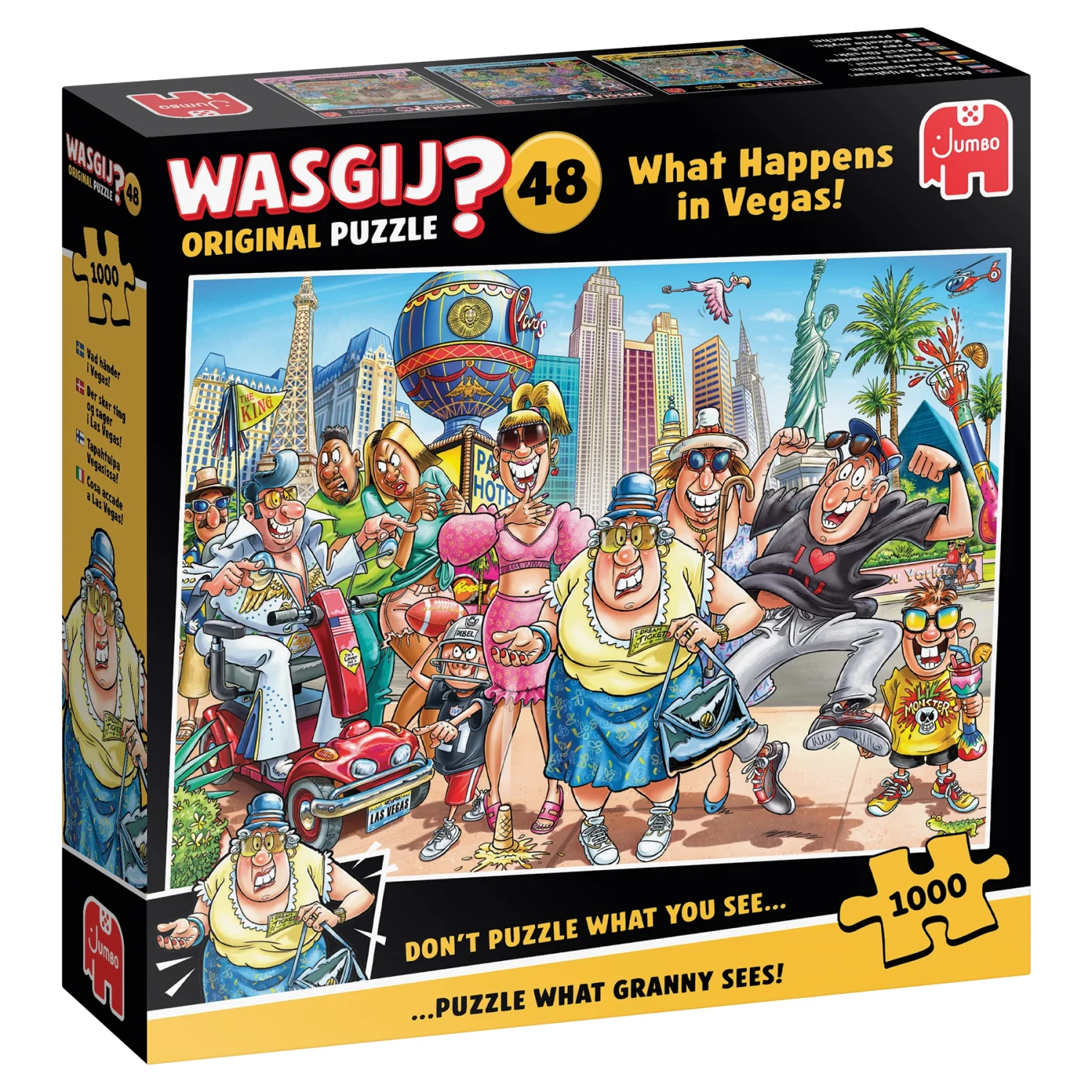Wasgij Original 48: What Happens In Vegas! Cartoon
