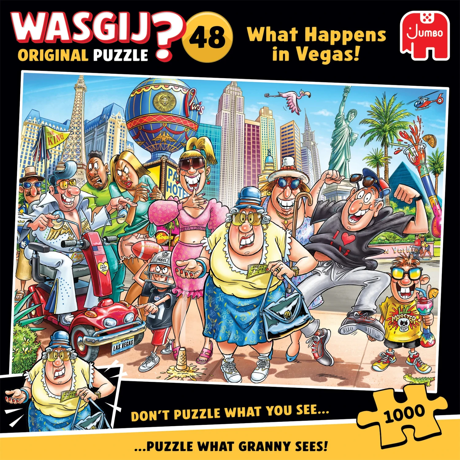 Wasgij Original 48: What Happens In Vegas!