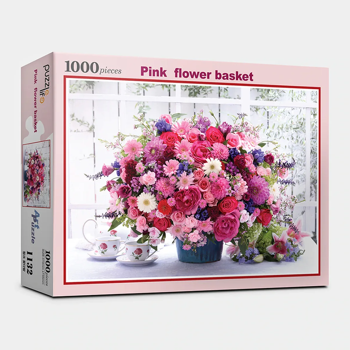 Pink Flower Basket