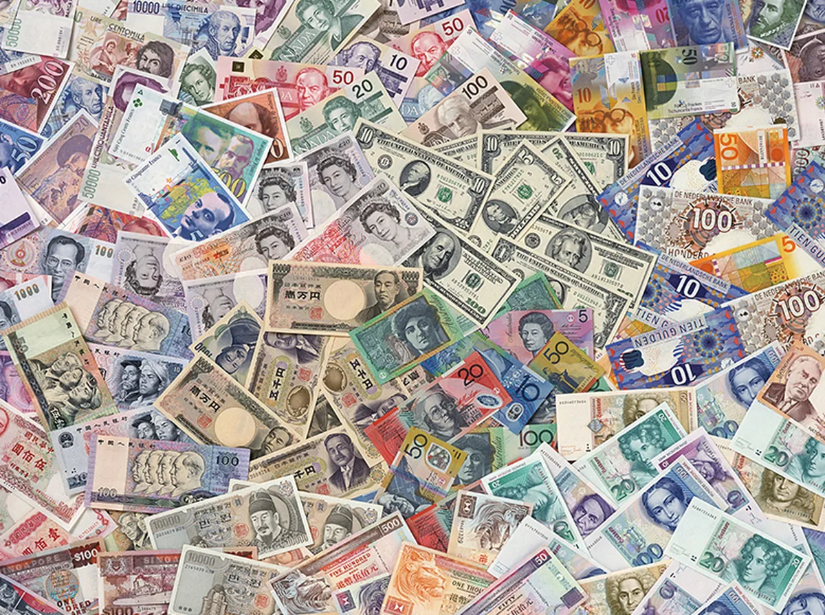 Banknotes Of The World Collage