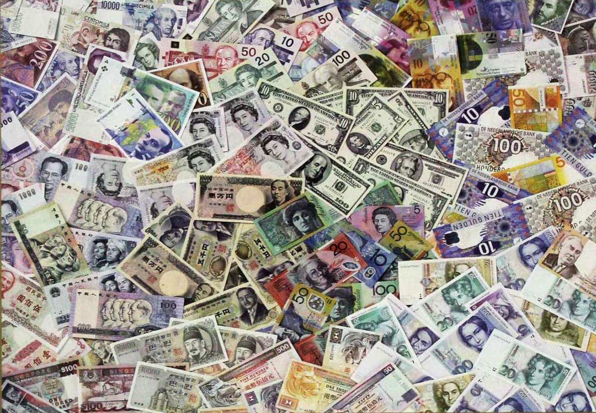 Paper Money Collage