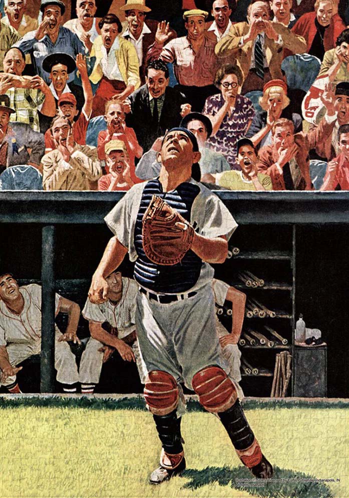 The Catcher Sports Jigsaw Puzzle