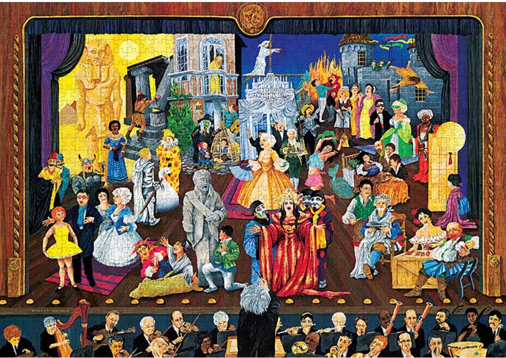 Met Opera Puzzle The Great Operas - 1000 Piece Jigsaw Puzzle by Puzzlelife | Serious Puzzles