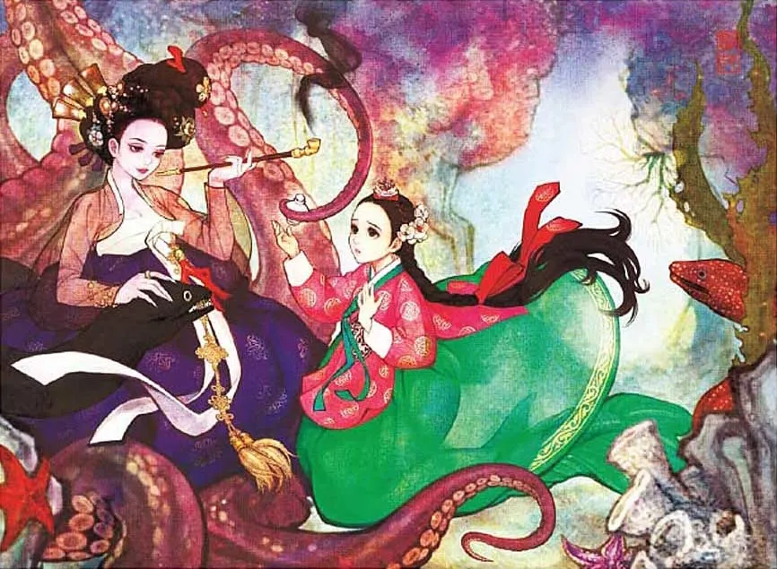 Determination Of The Little Mermaid Asian Art
