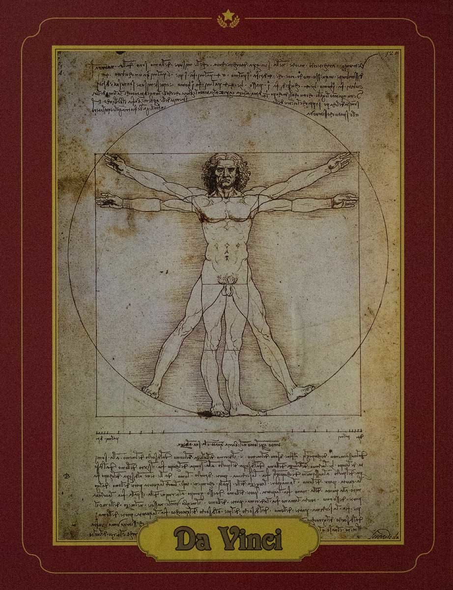 Vitruvian Man Fine Art