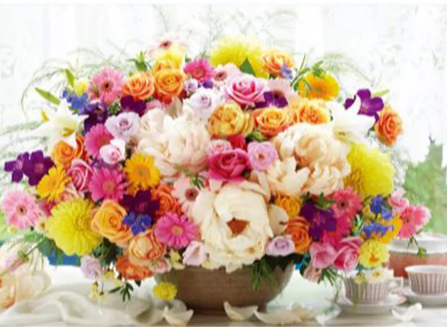 Rainbow Bouquet Flower & Garden