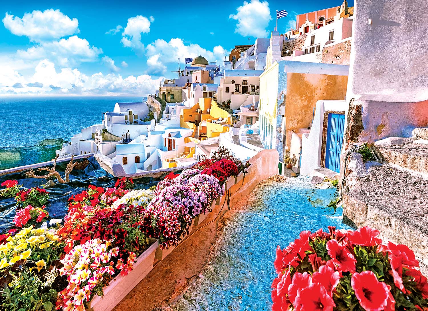 Oia Village, Santorini, Greece Travel Jigsaw Puzzle