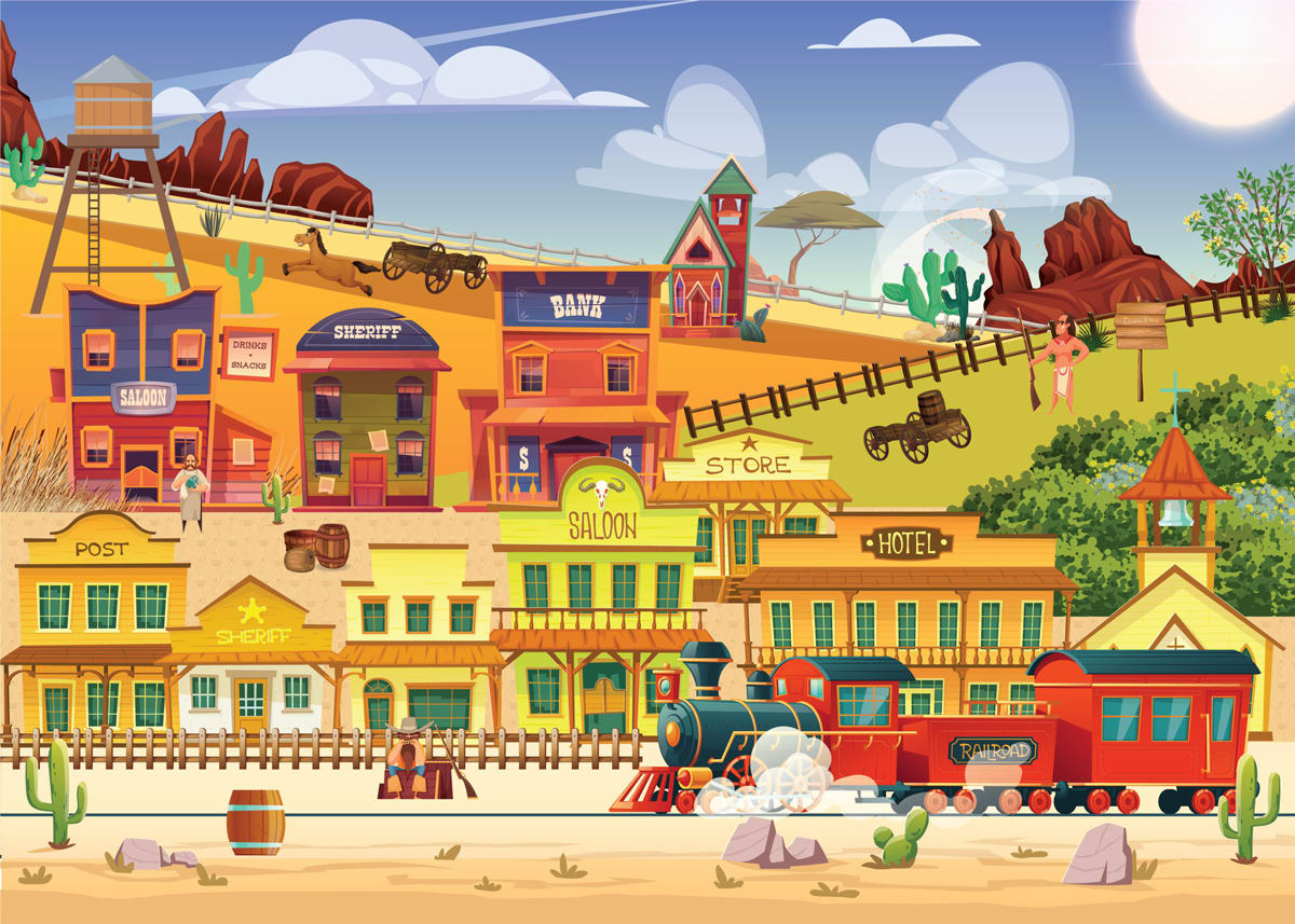 Country Train Countryside