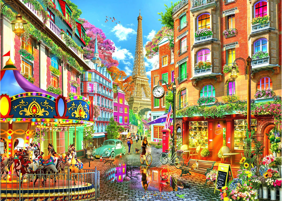 Paris Eiffel - Scratch and Dent - 1000 Piece Jigsaw Puzzle by Brain ...