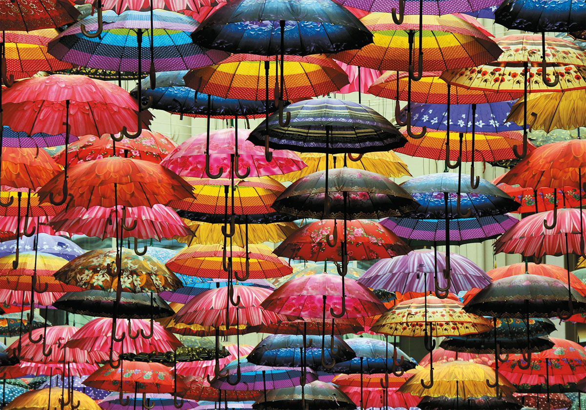 Umbrellas Jigsaw Puzzle