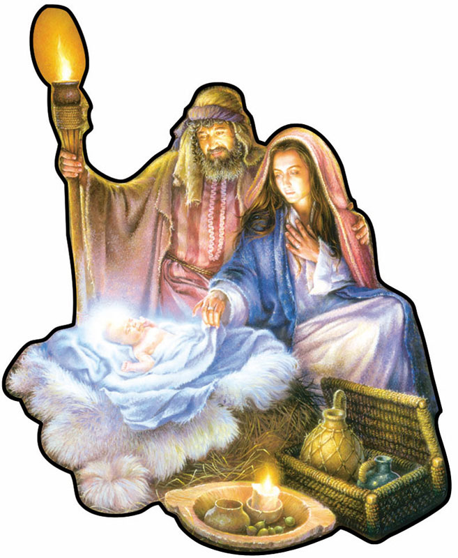 The Nativity Christmas Shaped Puzzle