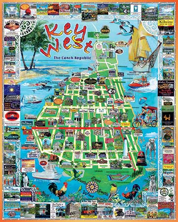 Key West, FL Travel Jigsaw Puzzle