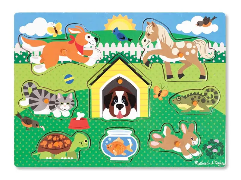 Pets Peg Puzzle Cats