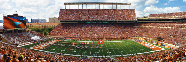 NCAA Stadium Panoramic - University of Texas Sports