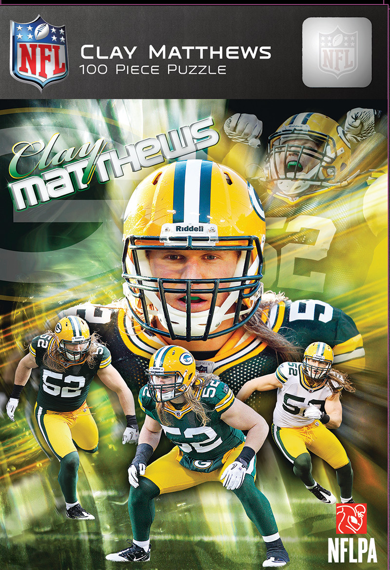 Clay Matthews, 100 Pieces, MasterPieces Serious Puzzles