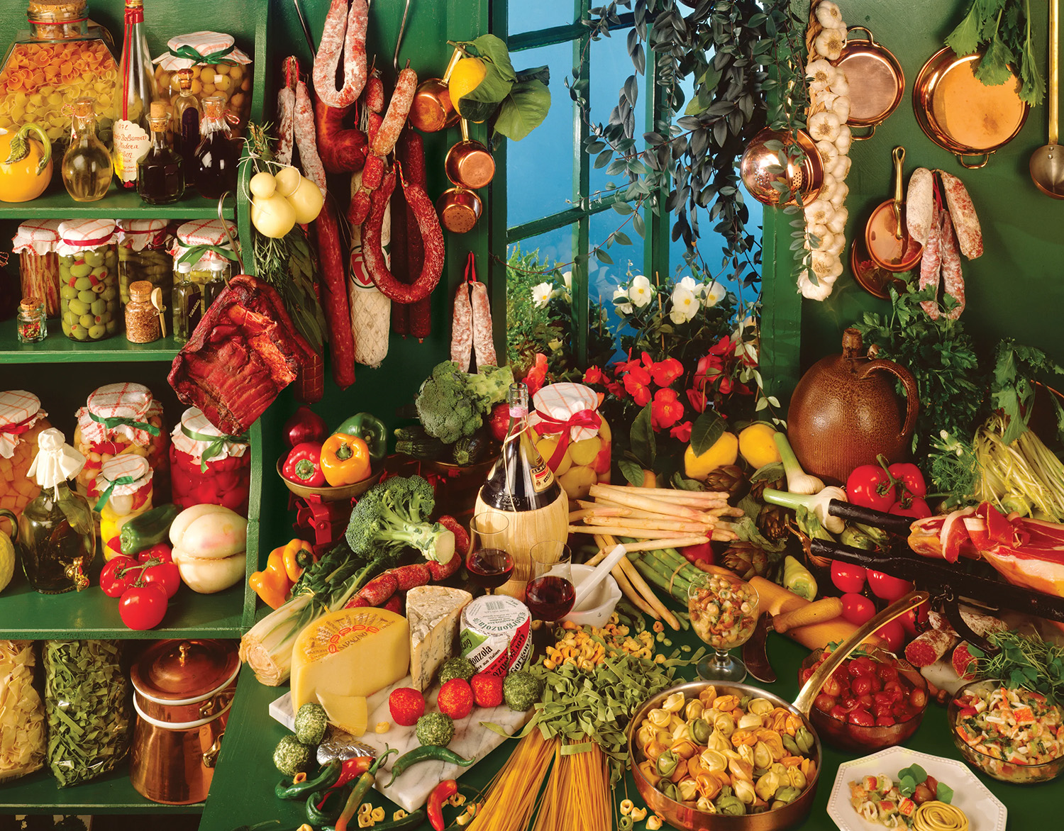 Italian Kitchen DUPE Food and Drink Jigsaw Puzzle