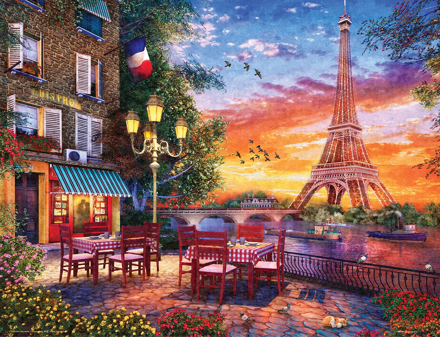 Paris Romance Landmarks & Monuments Jigsaw Puzzle
