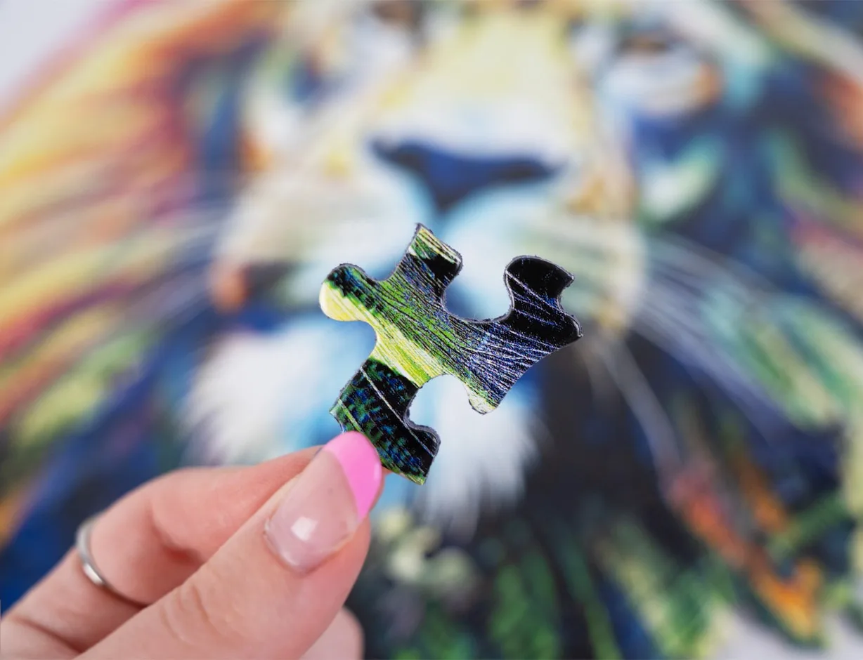 Brave Colors of a Lion