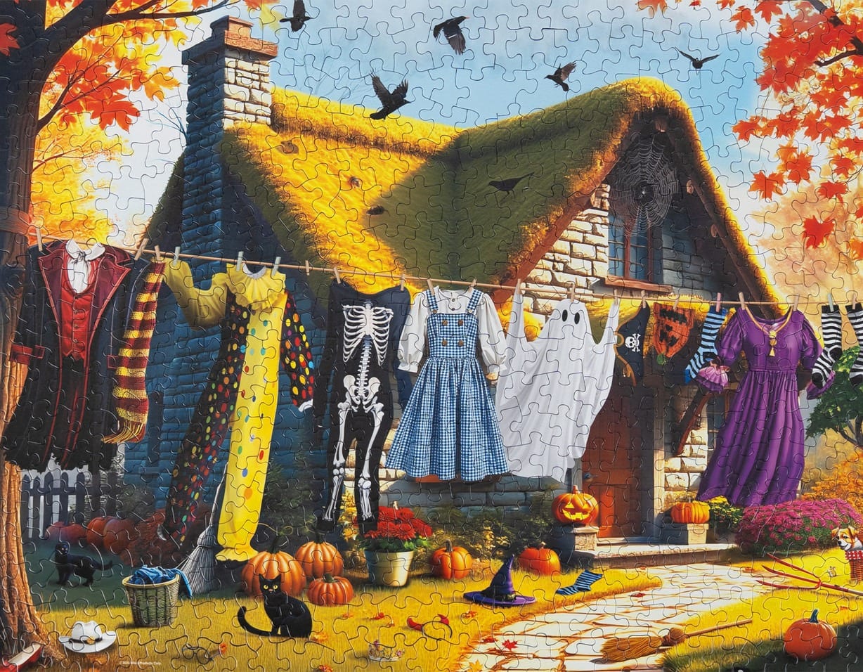 Halloween Laundry Day