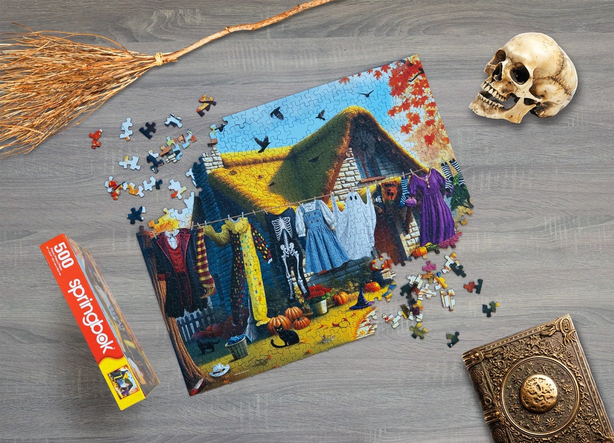 Halloween Laundry Day