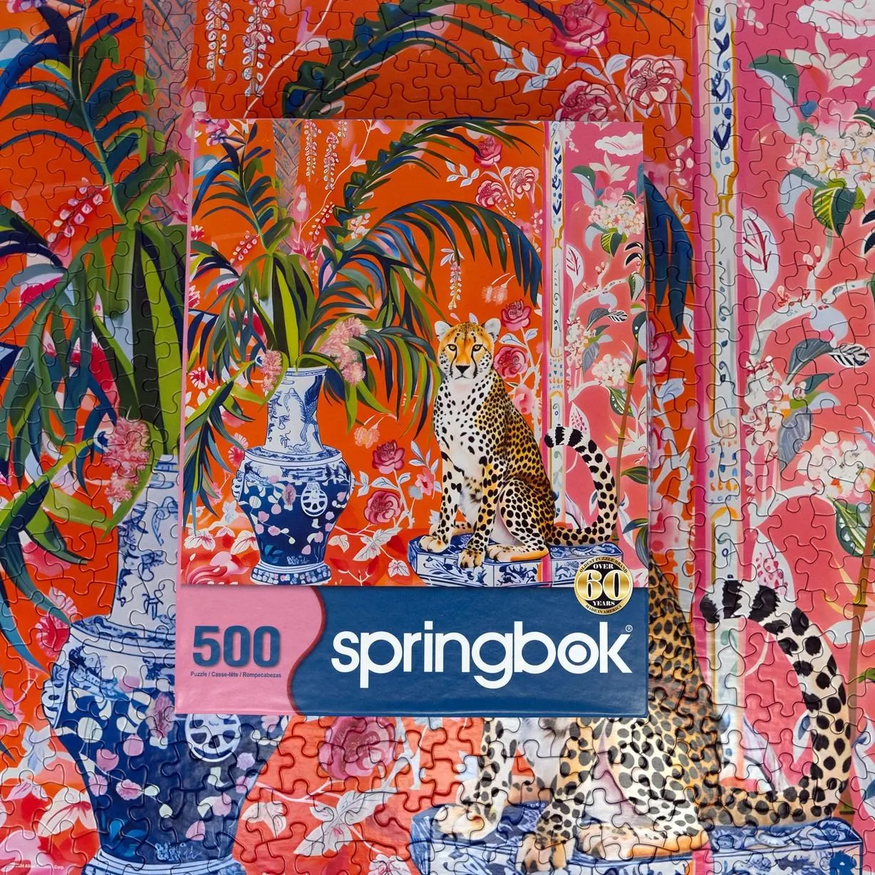 Cheetah and Ginger Jar