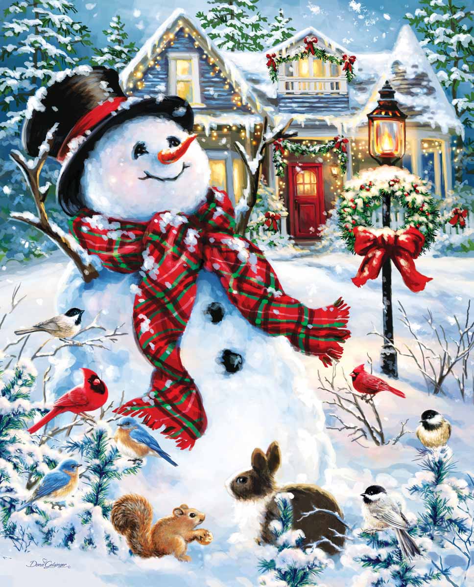 Old Fashioned Holiday Christmas Jigsaw Puzzle