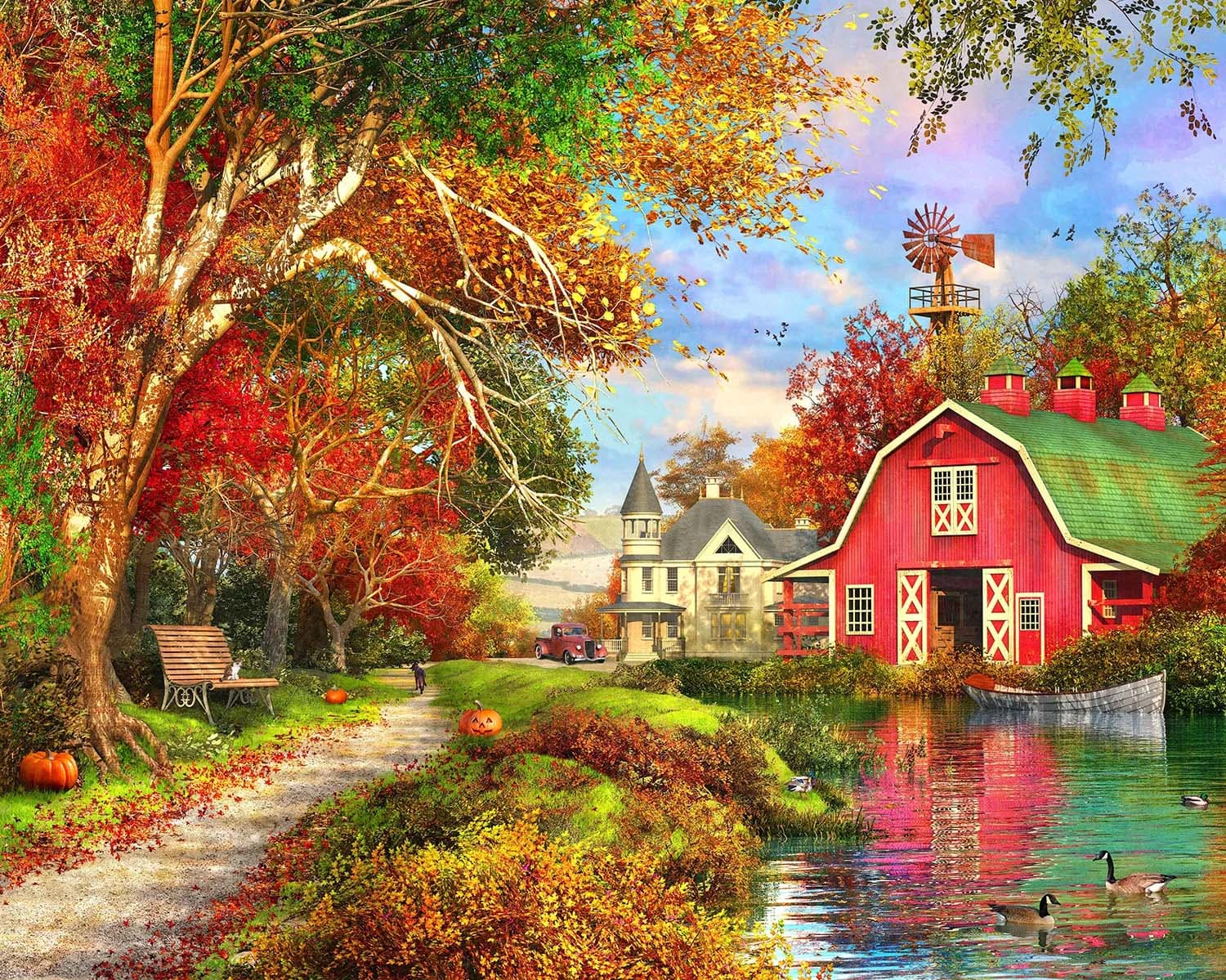 Autumn Barn Fall