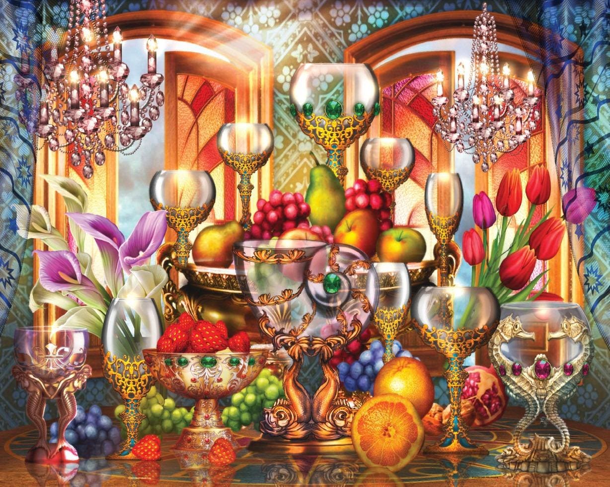 Golden Elegance Collage