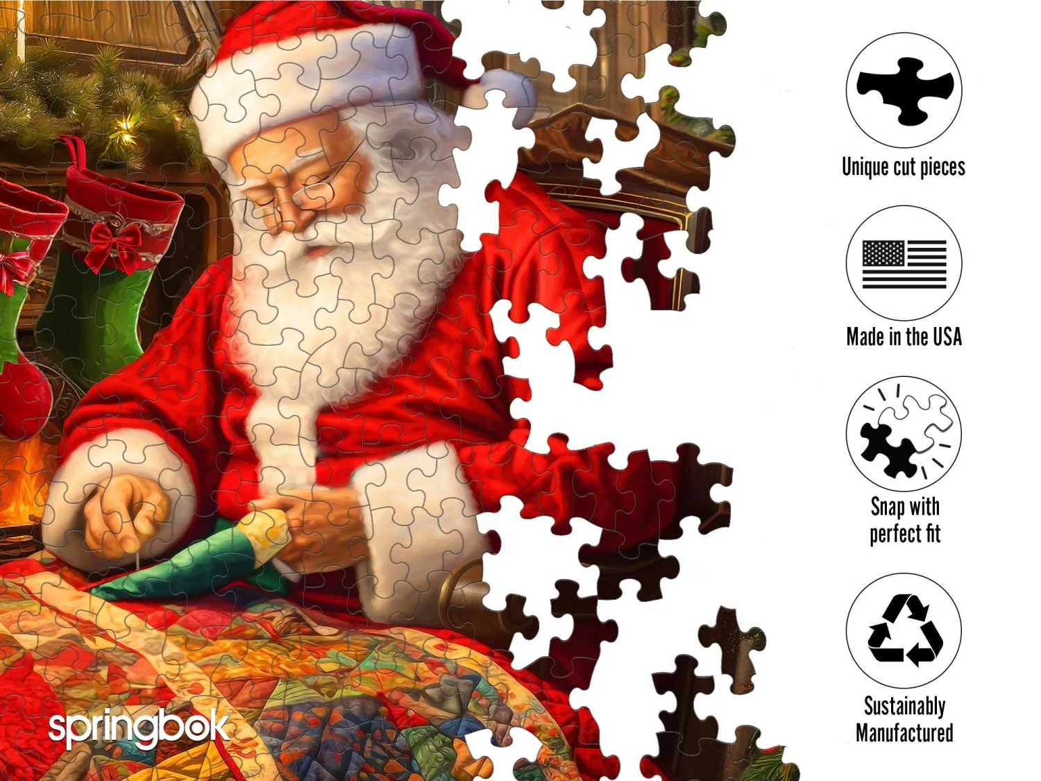 Quilting Santa