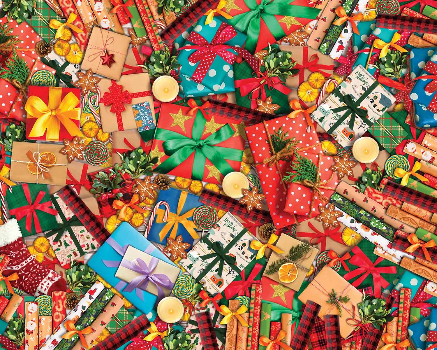 Christmas Collage Christmas Jigsaw Puzzle