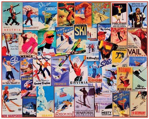 Ski Poster Jigsaw Puzzle